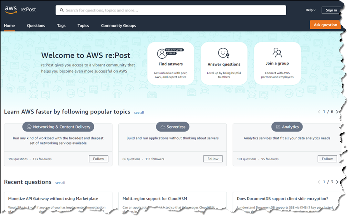 Amazon Introduces Re Post A Stack Overflow For Aws