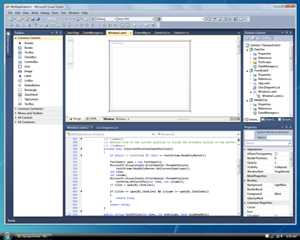 Visual Studio 2010 UI