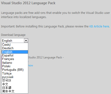 Internationalization In Visual Studio 12