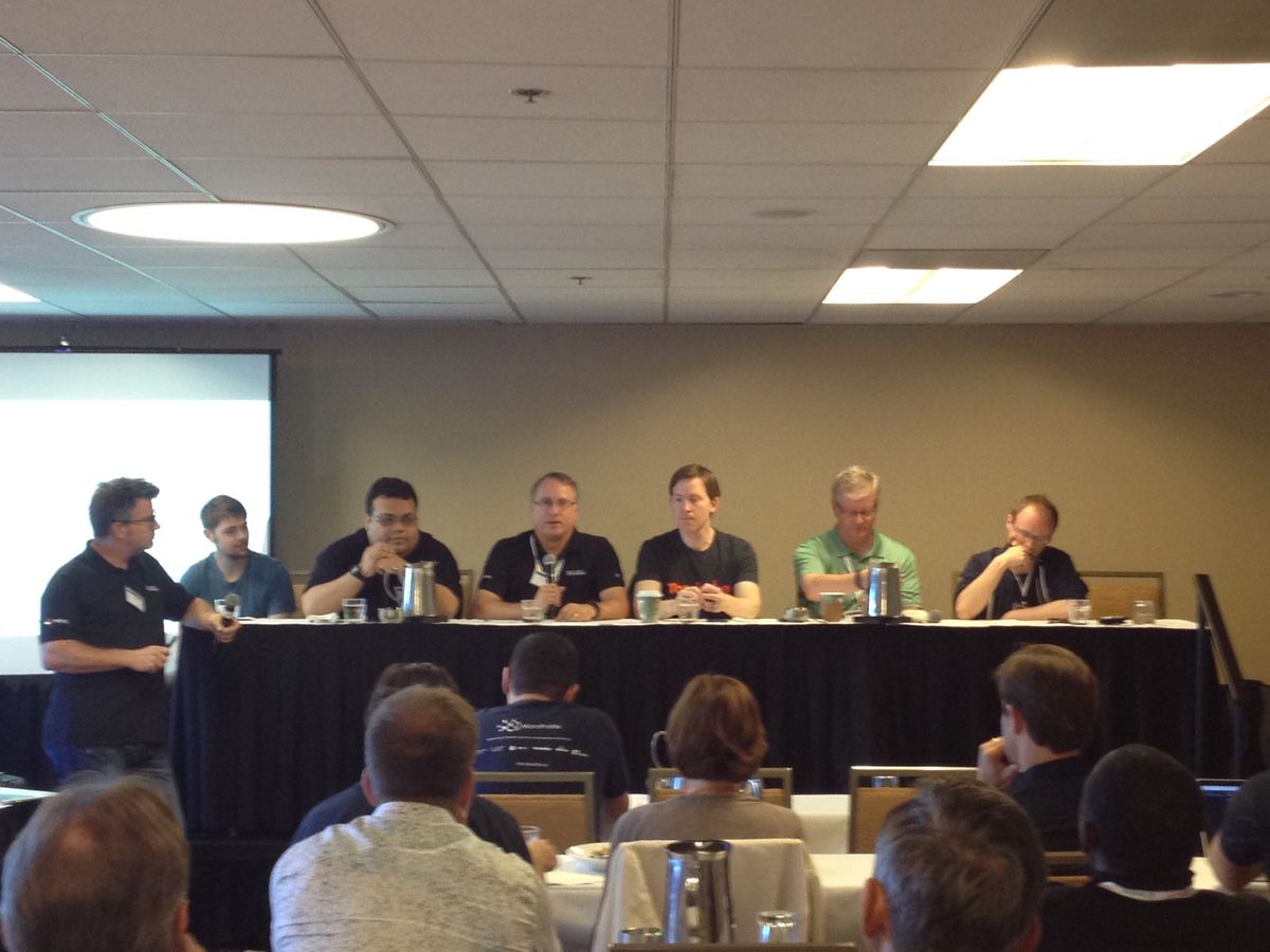 Members of the Microprofile panel held during JavaOne