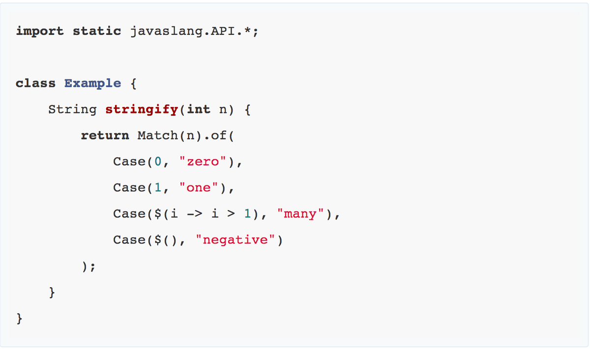 Javaslang pattern-matching example