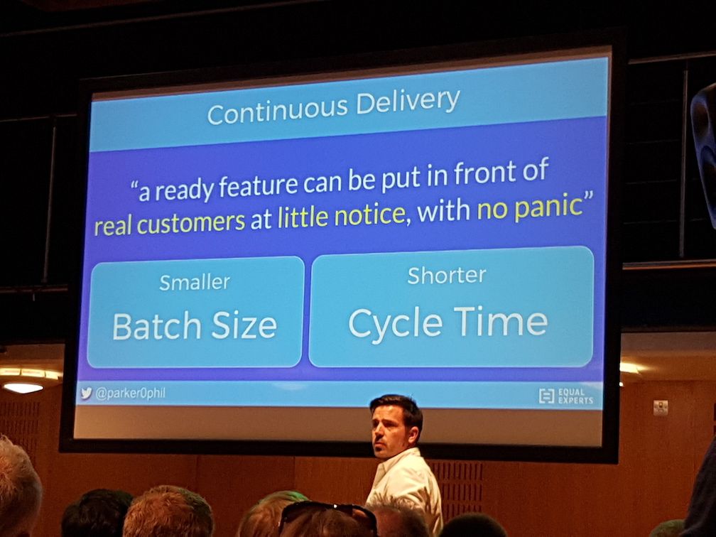 Organising for continuous delivery