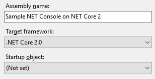 Targeting specific .NET Core framework
