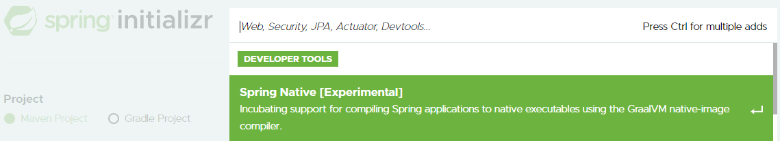 Spring Bootアプリをspring Native Betaでgraalvmに変換