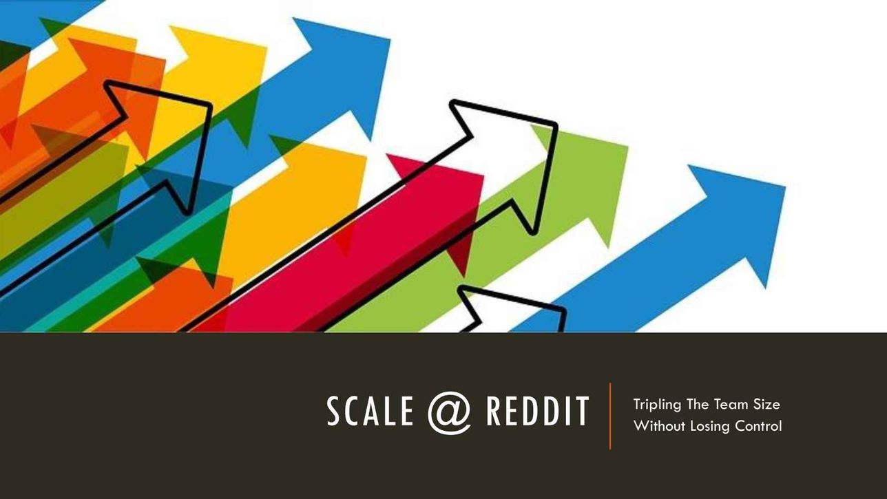 Scale @Reddit Triple Team Size w/o Losing Control - InfoQ