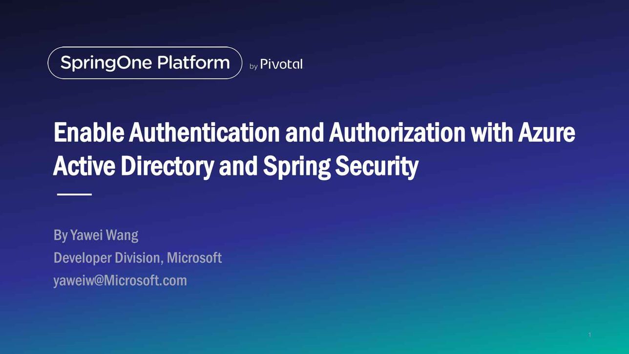 Spring security azure on sale
