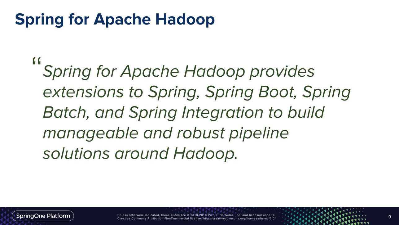 Spring on sale boot hadoop