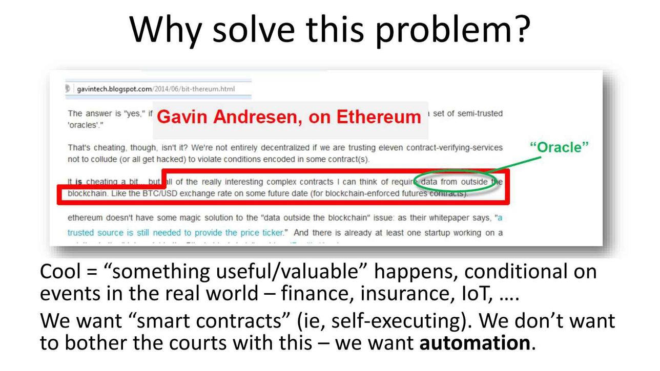 Blockchain: The Oracle Problems - InfoQ