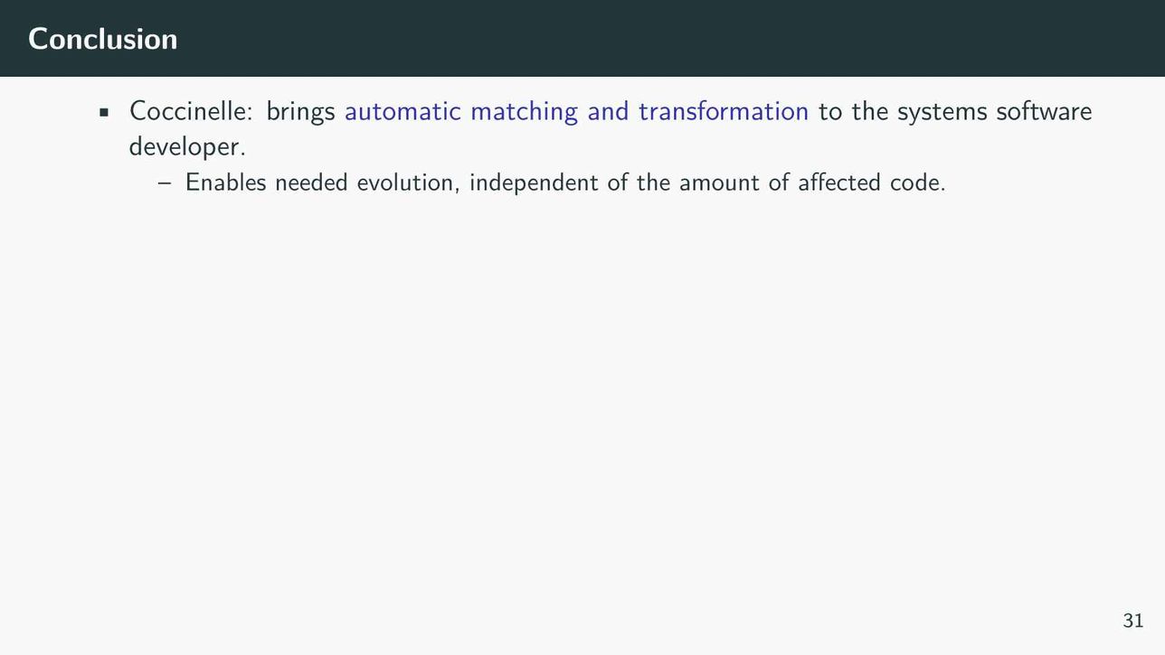 Coccinelle 10 Years of Automated Evolution in the Linux Kernel