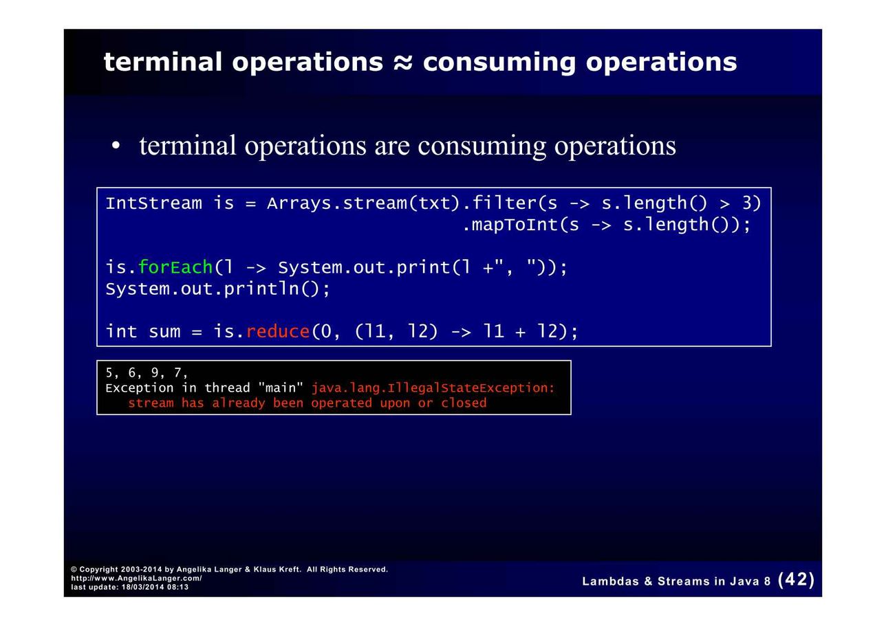 Lambdas and Streams in Java 8 InfoQ