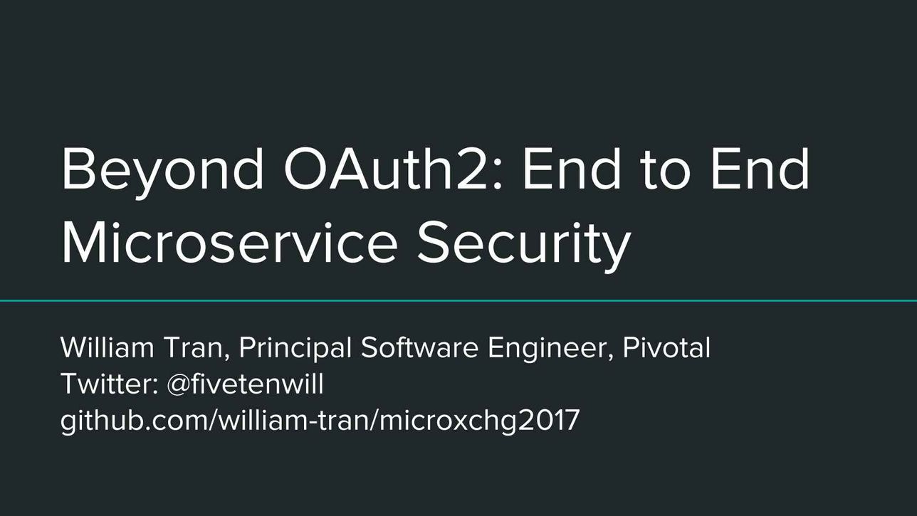 Microservices oauth2 sale