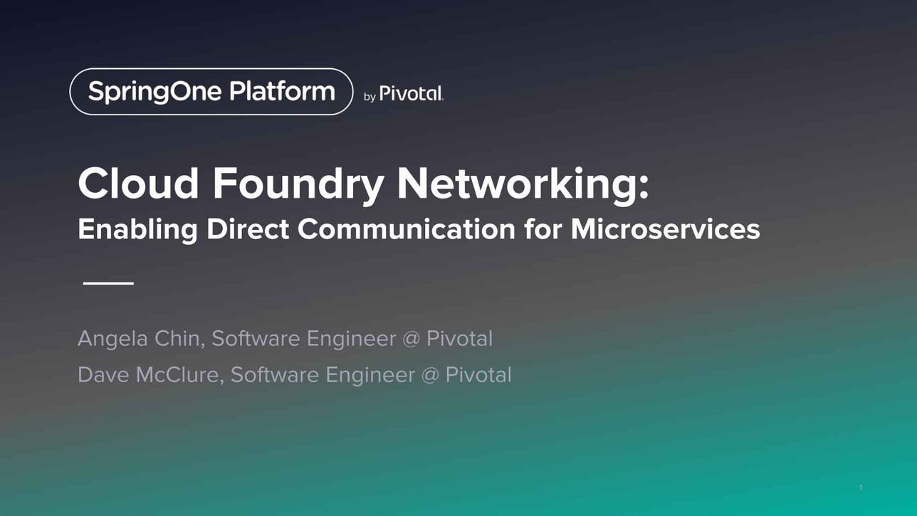Pivotal microservices shop