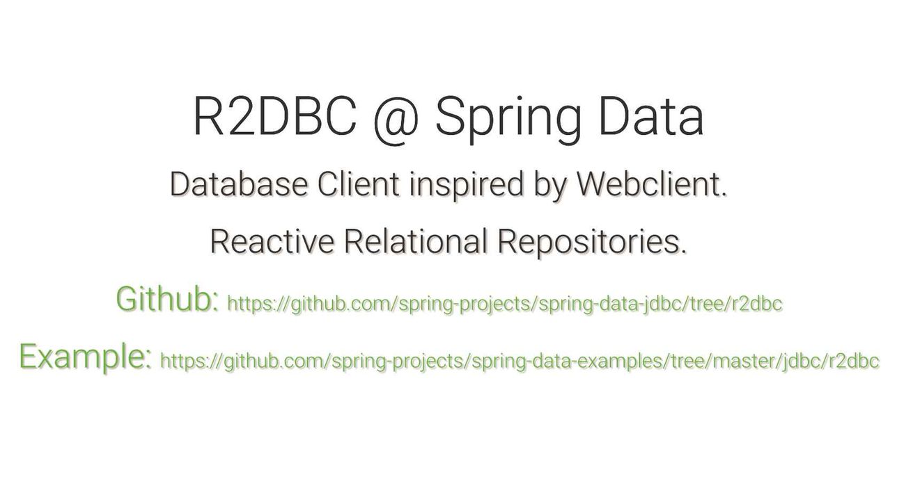 Reactive hot sale jdbc spring