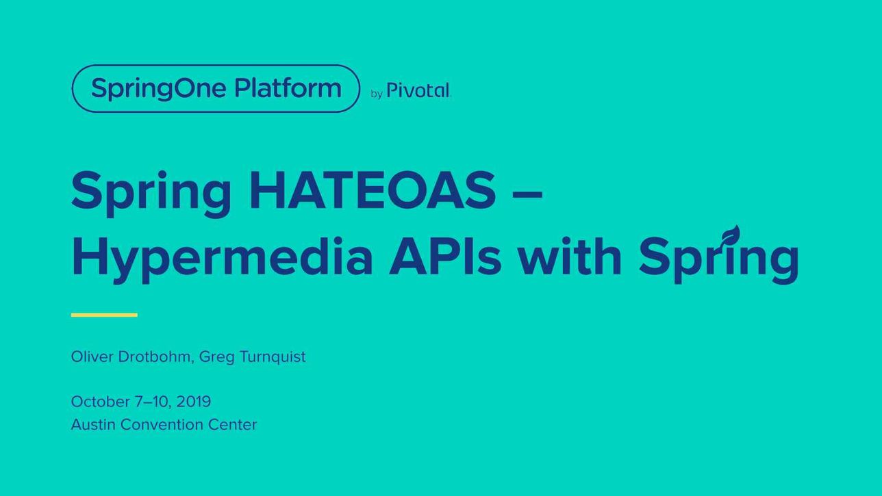 Spring on sale hateoas example