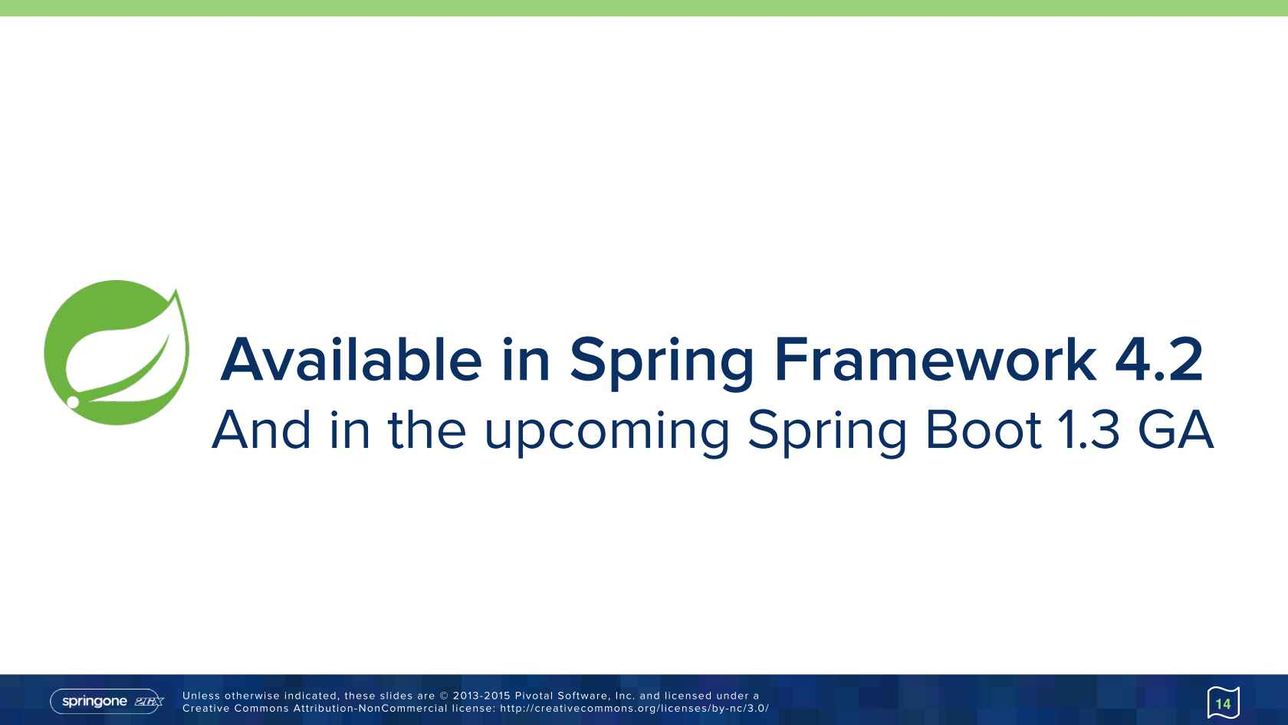 Spring framework 4.2 top