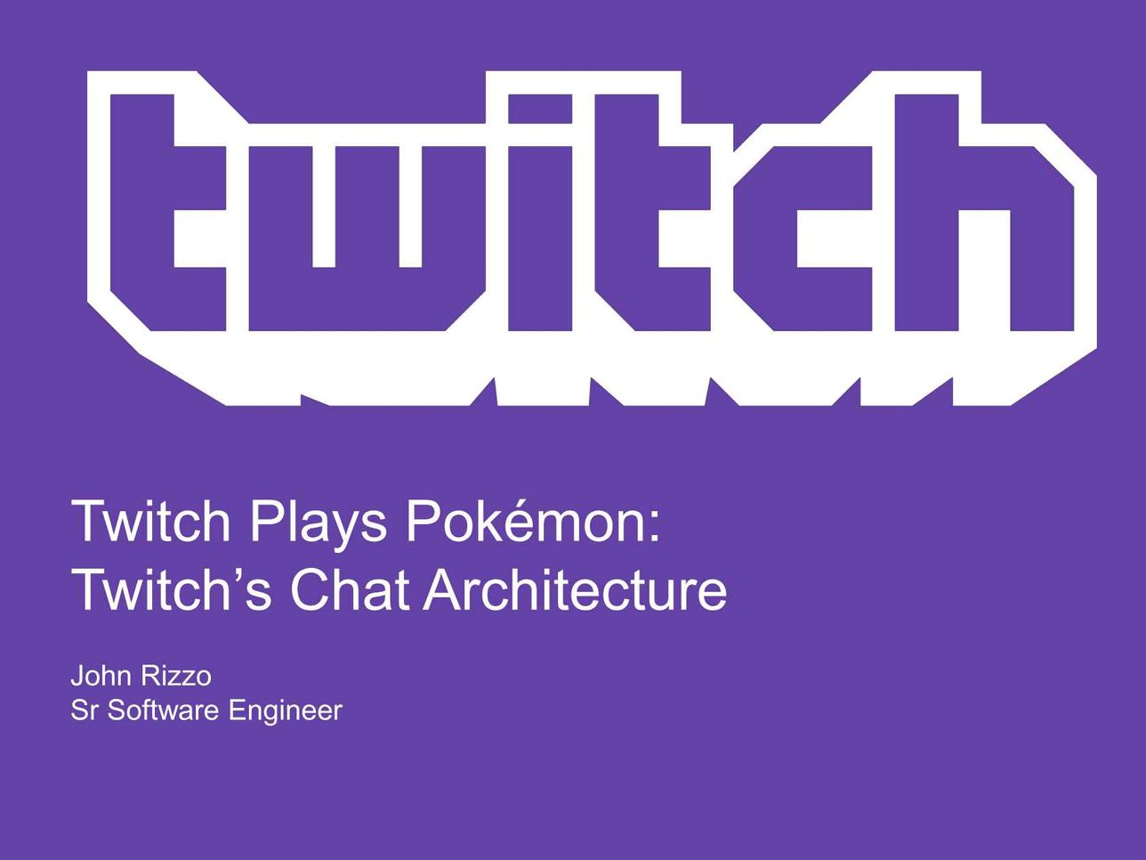 How Twitch Addresses Scalability and Authentication