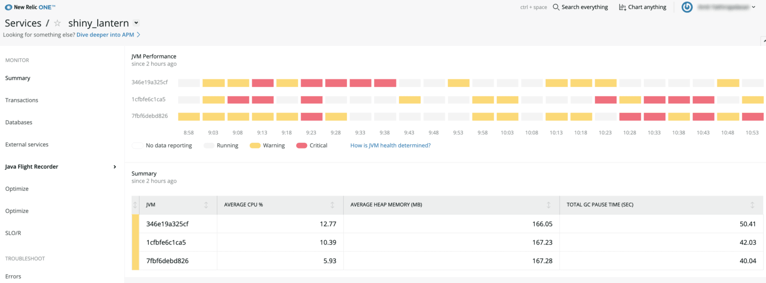 Spring boot store new relic example