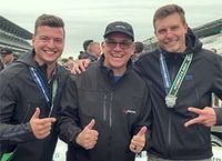 Cover image for Joe, Florian and Sebastian on the Indy Autonomous Challenge