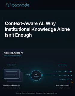 Beyond RAG: Why AI Agents Need Real-Time Context to Act Reliably
