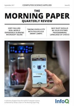 The Morning Paper Issue 6 - Computer Science Applied