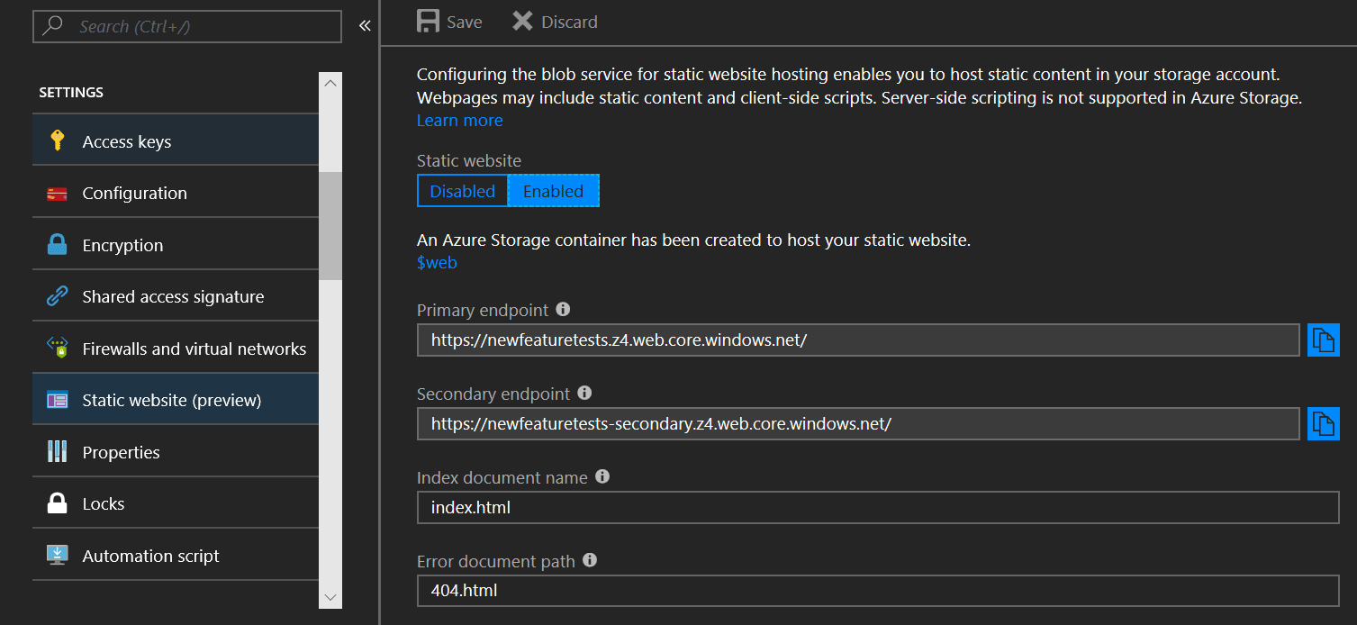 Microsoft Announces General Availability of Static Websites on Azure ...
