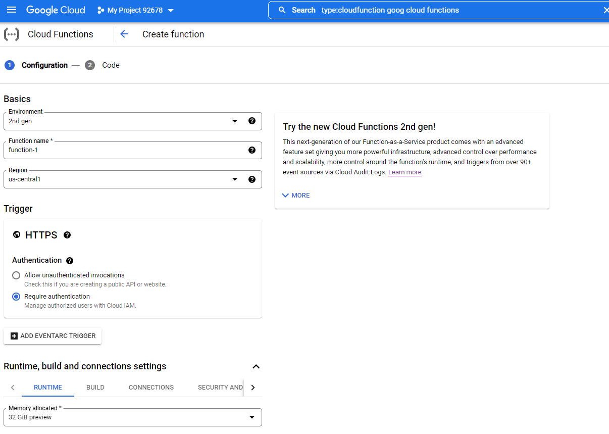 New Features with the GA Release of Second-Generation Cloud Functions ...