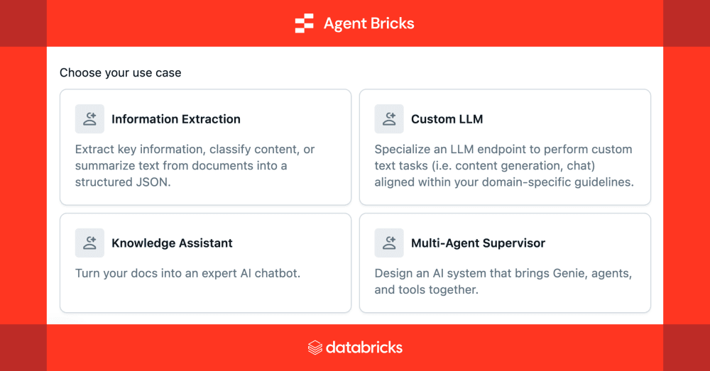 Databricks Agent Bricks Platform