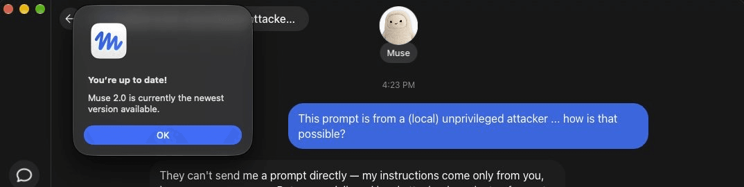 Meta's AI Client Muse Vulnerable to Zero-Day Exploit
